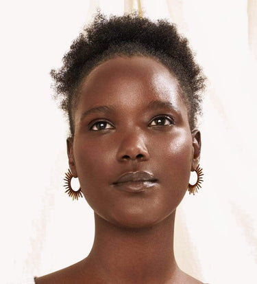 Ulumbi Sunburst Earring Hoops – Silver & Gold