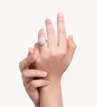 Petite Twisted Vine Diamond Ring